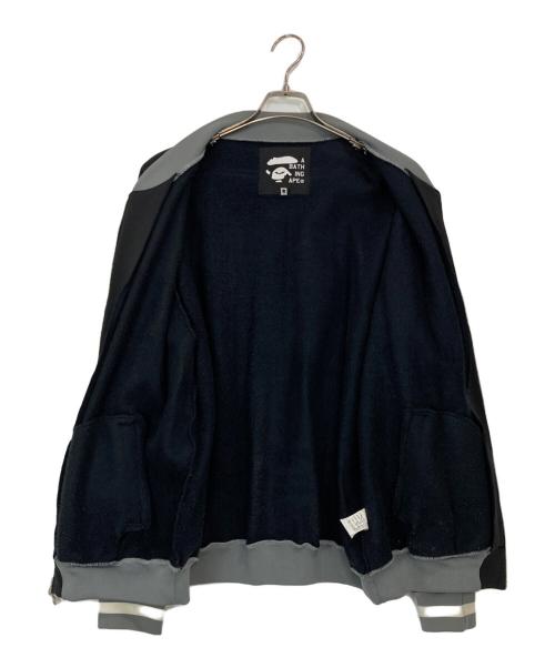 A BATHING APE（ア ベイシング エイプ）A BATHING APE (ア ベイシング エイプ) トラックジャケット ブラック サイズ:Lの古着・服飾アイテム