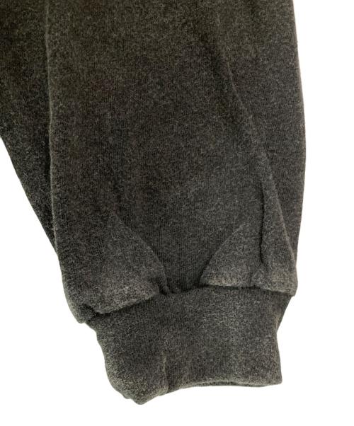 Whim Gazette（ウィムガゼット）Whim Gazette (ウィムガゼット) フロッキープリントロングTシャツ ブラック サイズ:FREE 未使用品の古着・服飾アイテム