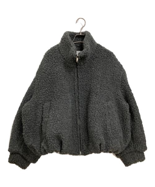 CLANE（クラネ）CLANE (クラネ) バルーンボアブルゾン グレー サイズ:2の古着・服飾アイテム