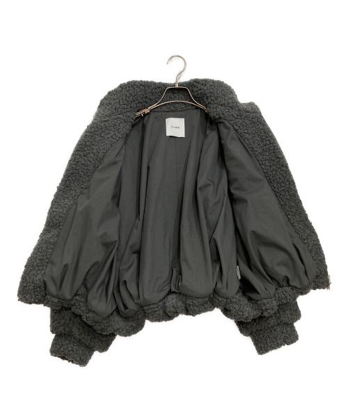 CLANE（クラネ）CLANE (クラネ) バルーンボアブルゾン グレー サイズ:2の古着・服飾アイテム