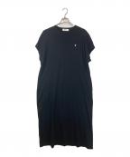Gymphlexジムフレックス）の古着「CREW NECK SLEEVELESS DRESS」｜ブラック