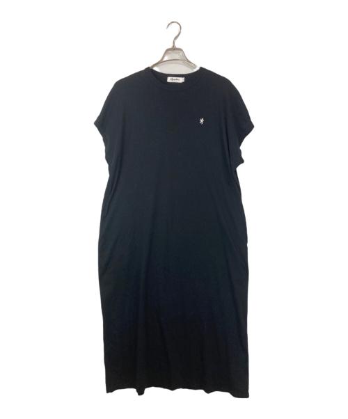 Gymphlex（ジムフレックス）Gymphlex (ジムフレックス) CREW NECK SLEEVELESS DRESS ブラック サイズ:14の古着・服飾アイテム