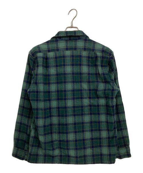 PENDLETON（ペンドルトン）PENDLETON (ペンドルトン) 70sウールチェックシャツ グリーン サイズ:Ⅿの古着・服飾アイテム