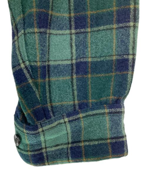 PENDLETON（ペンドルトン）PENDLETON (ペンドルトン) 70sウールチェックシャツ グリーン サイズ:Ⅿの古着・服飾アイテム