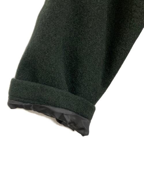 DANTON（ダントン）DANTON (ダントン) COLLARLESS CREW NECK COAT グリーン サイズ:36の古着・服飾アイテム