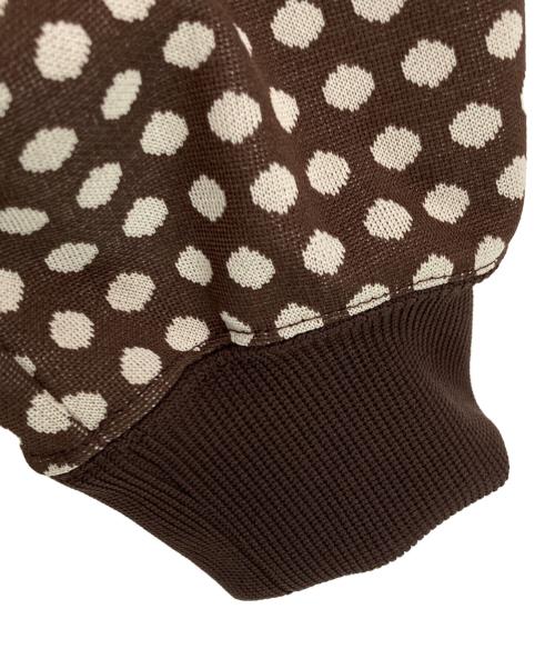 Needles（ニードルズ）Needles (ニードルズ) ポルカドットトラックジャケット ブラウン サイズ:Ⅿの古着・服飾アイテム