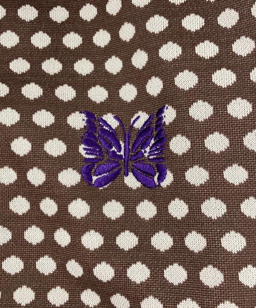 Needles（ニードルズ）Needles (ニードルズ) ポルカドットトラックジャケット ブラウン サイズ:Ⅿの古着・服飾アイテム