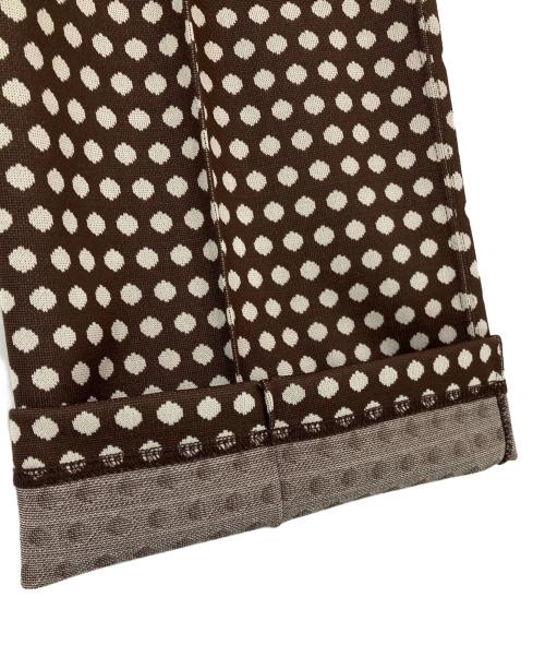 Needles（ニードルズ）Needles (ニードルズ) ポルカドットトラックパンツ ブラウン サイズ:Sの古着・服飾アイテム