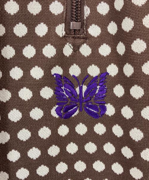 Needles（ニードルズ）Needles (ニードルズ) ポルカドットトラックパンツ ブラウン サイズ:Sの古着・服飾アイテム