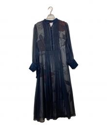 Ameri×STUDIOUS（アメリ×ステュディオス）の古着「別注エラヴェールドレス」｜ネイビー