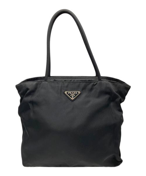 PRADA（プラダ）PRADA (プラダ) ナイロントートバッグ ブラックの古着・服飾アイテム