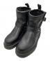 Dr.Martens（ドクターマーチン）の古着「アンクル ブーツ　レザーブーツ　ミドルブーツ」｜ブラック