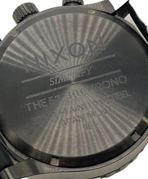 NIXON（ニクソン）NIXON (ニクソン) リストウォッチ ブラックの古着・服飾アイテム