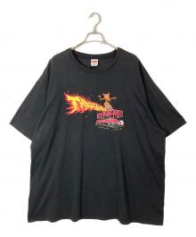 SUPREME×THRASHER（シュプリーム×スラッシャー）の古着「Back Tail Tee」｜ブラック