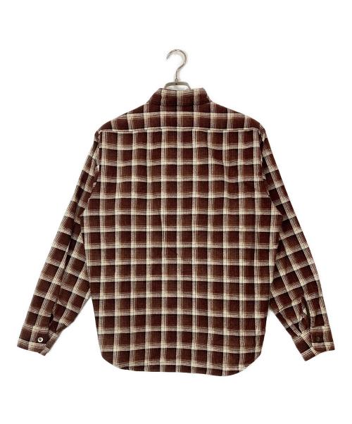 Subculture（サブカルチャー）Subculture (サブカルチャー) コットンチェックシャツ ブラウン サイズ:2の古着・服飾アイテム
