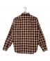 Subculture (サブカルチャー) コットンチェックシャツ ブラウン サイズ:2：25000円