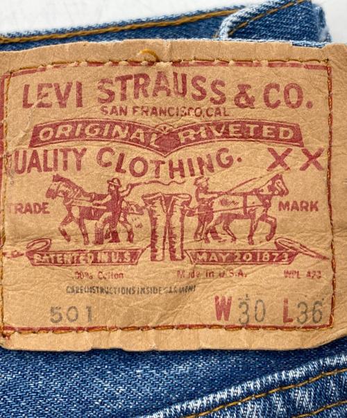 LEVI'S（リーバイス）LEVI'S (リーバイス) 80's501ハチマルデニムパンツ インディゴ サイズ:W30×L36の古着・服飾アイテム
