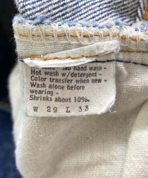 LEVI'S（リーバイス）LEVI'S (リーバイス) 80's501ハチマルデニムパンツ インディゴ サイズ:W29×L33の古着・服飾アイテム