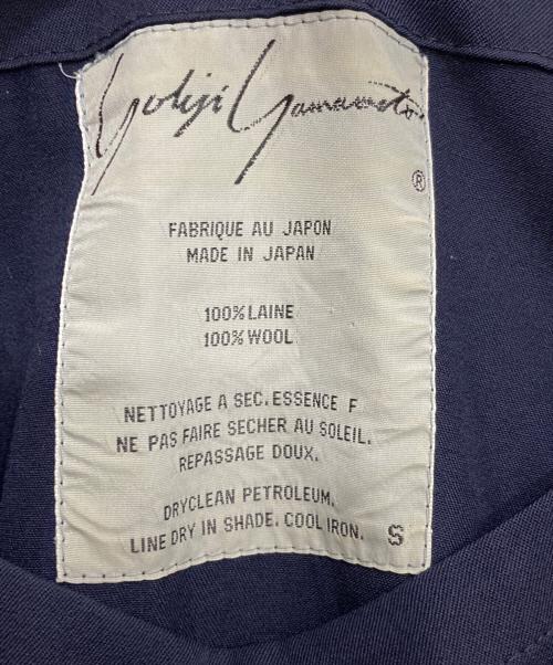 YOHJI YAMAMOTO（ヨウジヤマモト）YOHJI YAMAMOTO (ヨウジヤマモト) 2WAYレイヤードウールワンピース ネイビー サイズ:Sの古着・服飾アイテム