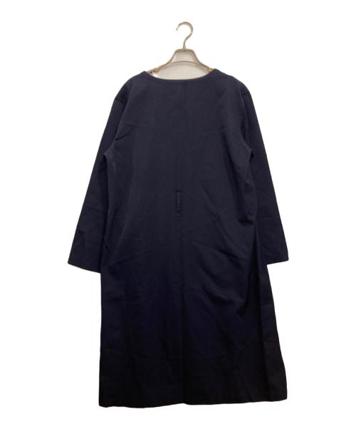 YOHJI YAMAMOTO（ヨウジヤマモト）YOHJI YAMAMOTO (ヨウジヤマモト) 2WAYレイヤードウールワンピース ネイビー サイズ:Sの古着・服飾アイテム