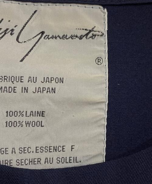 YOHJI YAMAMOTO（ヨウジヤマモト）YOHJI YAMAMOTO (ヨウジヤマモト) 2WAYレイヤードウールワンピース ネイビー サイズ:Sの古着・服飾アイテム