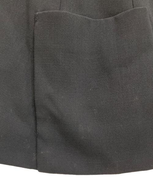 YOHJI YAMAMOTO（ヨウジヤマモト）YOHJI YAMAMOTO (ヨウジヤマモト) アシンメトリーウールジャケット ブラック サイズ:Sの古着・服飾アイテム