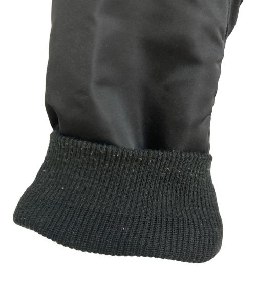 ALPHA INDUSTRIES（アルファインダストリーズ）ALPHA INDUSTRIES (アルファインダストリーズ) MA-1 タイト バックエンブレム FLYING-A ブラック サイズ:Lの古着・服飾アイテム