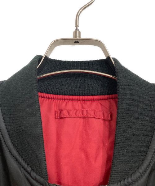 ALPHA INDUSTRIES（アルファインダストリーズ）ALPHA INDUSTRIES (アルファインダストリーズ) MA-1 タイト バックエンブレム FLYING-A ブラック サイズ:Lの古着・服飾アイテム