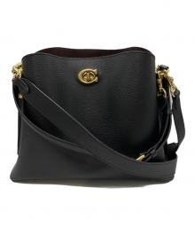 COACH（コーチ）の古着「ウィロウショルダーバッグ」｜ブラック