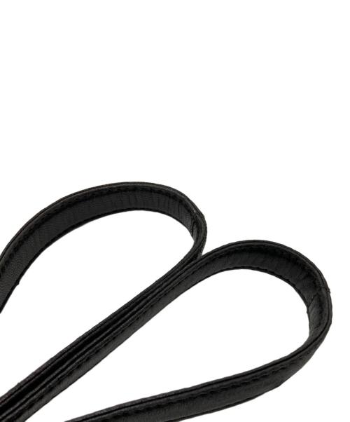 PRADA（プラダ）PRADA (プラダ) スクエアレザートートバッグ ブラックの古着・服飾アイテム