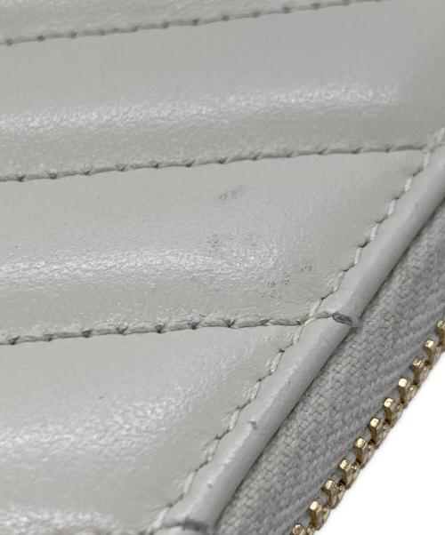 Saint Laurent Paris（サンローランパリ）Saint Laurent Paris (サンローランパリ) ジョアン2つ折り財布 ベージュの古着・服飾アイテム