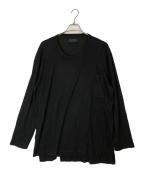 s'yteサイト）の古着「ウールロングスリーブカットソー」｜ブラック