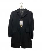 Y'sワイズ）の古着「金釦ウールコート」｜ブラック