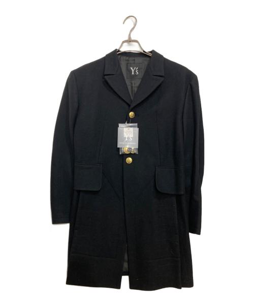 Y's（ワイズ）Y's (ワイズ) 金釦ウールコート ブラック サイズ:-の古着・服飾アイテム