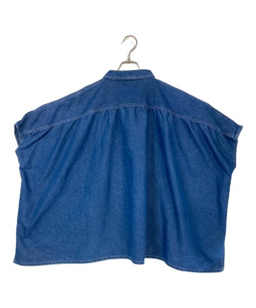 ichi（イチ）ichi (イチ) 8オンスデニムワイドシャツ ブルー サイズ:-の古着・服飾アイテム