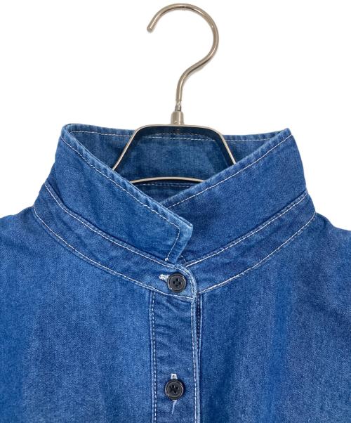 ichi（イチ）ichi (イチ) 8オンスデニムワイドシャツ ブルー サイズ:-の古着・服飾アイテム