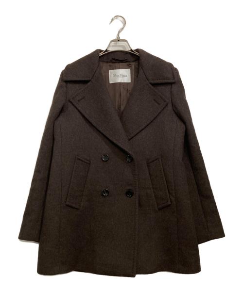 MaxMara（マックスマーラ）MaxMara (マックスマーラ) カシミヤキャメルPコート グレー サイズ:42の古着・服飾アイテム