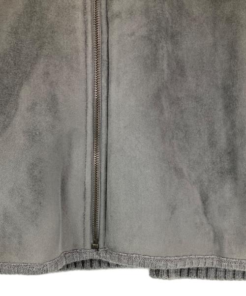 ARMANI EXCHANGE（アルマーニ エクスチェンジ）ARMANI EXCHANGE (アルマーニ エクスチェンジ) フェイクムートンジャケット グレー サイズ:Ⅿの古着・服飾アイテム