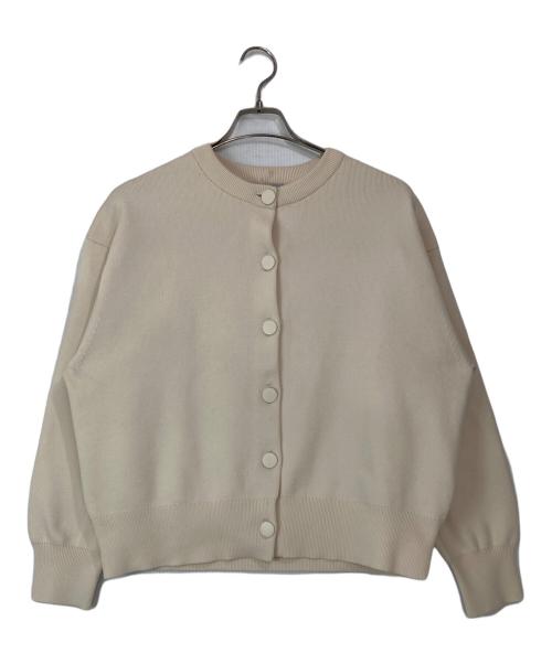 SLOANE（スローン）SLOANE (スローン) Demi-Luxe BEAMS (デミルクス ビームス) 12ゲージ ハーフミラノリブ カーディガン ベージュ サイズ:2の古着・服飾アイテム
