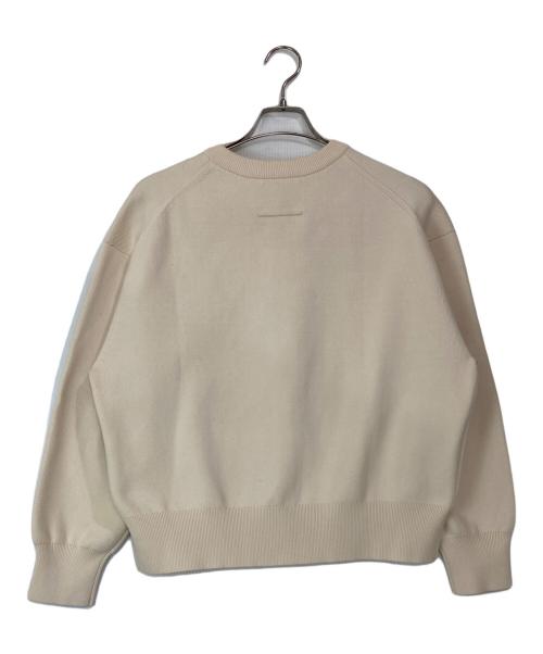 SLOANE（スローン）SLOANE (スローン) Demi-Luxe BEAMS (デミルクス ビームス) 12ゲージ ハーフミラノリブ カーディガン ベージュ サイズ:2の古着・服飾アイテム