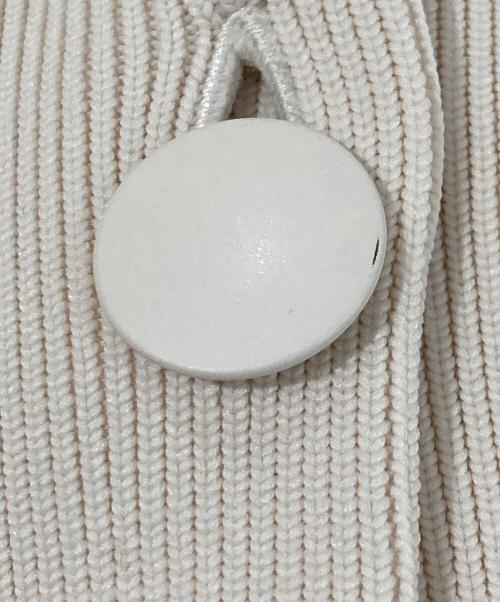 SLOANE（スローン）SLOANE (スローン) Demi-Luxe BEAMS (デミルクス ビームス) 12ゲージ ハーフミラノリブ カーディガン ベージュ サイズ:2の古着・服飾アイテム