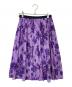 MUVEIL (ミュベール) 花柄プリーツスカート パープル サイズ:36：8000円