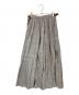 O'NEIL OF DUBLIN (オニールオブダブリン) ラップリネンスカート グレー サイズ:SIZE 6：13000円
