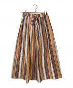 O'NEIL OF DUBLINオニールオブダブリン）の古着「リネン混スカート」｜ブラウン