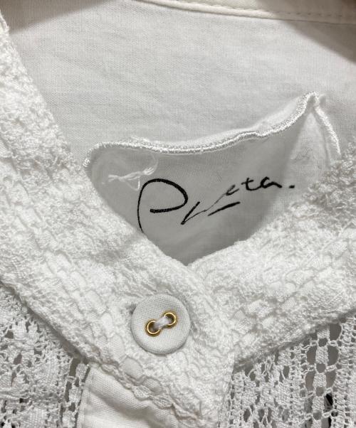 pheeta（フィータ）Pheeta (フィータ) UNITED ARROWS (ユナイテッドアローズ) Irene シャツ ホワイト サイズ:FREEの古着・服飾アイテム