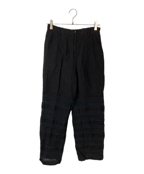 pheeta（フィータ）Pheeta (フィータ) Stella タックレースパンツ ブラック サイズ:2の古着・服飾アイテム