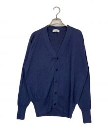 rencontrant（レンコントラント）の古着「シルクカーディガン」｜ネイビー