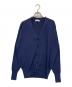 Rencontrant（レンコントラント）の古着「シルクカーディガン」｜ネイビー