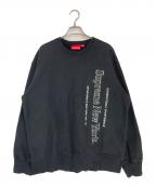 SUPREMEシュプリーム）の古着「Side Logo Crewneck」｜ブラック