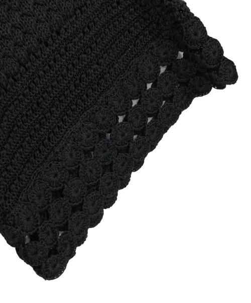 TO BE CHIC（トゥービーシック）TO BE CHIC (トゥービーシック) レースロングカーディガン ブラック サイズ:-の古着・服飾アイテム